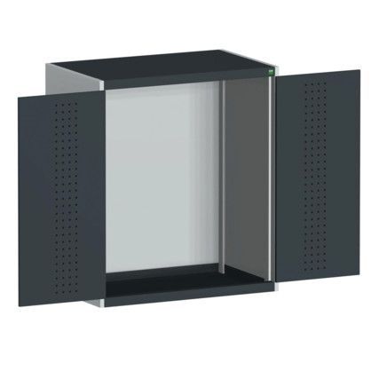 CUBIO SMLF-10612 CUPBOARD HOUSING WITH PERFO DOOR-LIGHT/ANTH GREY