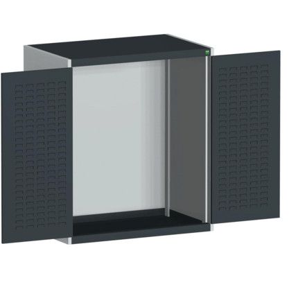 CUBIO SMLF-10612 CUPBOARD HOUSING WITH LOUVRE DOOR-LIGHT/ANTH GREY