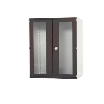 CUBIO SMLF-10612 CUPBOARD HOUSING WITH WINDOW DOOR-LIGHT/ANTH GREY