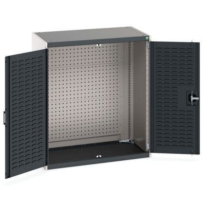 Cubio Storage Cabinet, 2 Doors, Anthracite Grey, 1200 x 1050 x 650mm