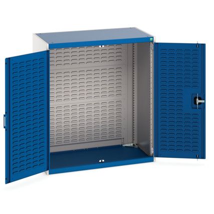 Cubio Storage Cabinet, 2 Doors, Blue, 1200 x 1050 x 650mm