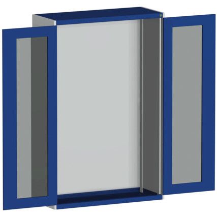 CUBIO SMLF-10610 CUPBOARD HOUSING WITH WINDOW DOOR-LIGHT GREY/BLUE