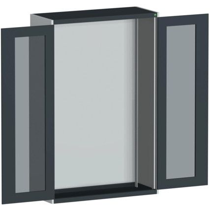 CUBIO SMLF-10610 CUPBOARD HOUSING WITH WINDOW DOOR-LIGHT/ANTH GREY