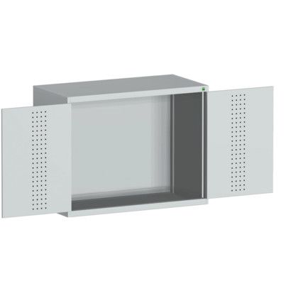 CUBIO SMLF-13610 CUPBOARD HOUSING WITH PERFO DOOR-LIGHT GREY