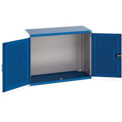 CUBIO SMLF-13610 CUPBOARD HOUSING WITH LOUVRE DOOR-LIGHT GREY/BLUE