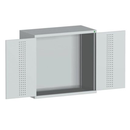 CUBIO SMLF-13612 CUPBOARD HOUSING WITH PERFO DOOR-LIGHT GREY/BLUE