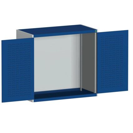 CUBIO SMLF-13612 CUPBOARD HOUSING WITH LOUVRE DOOR-LIGHT GREY/BLUE