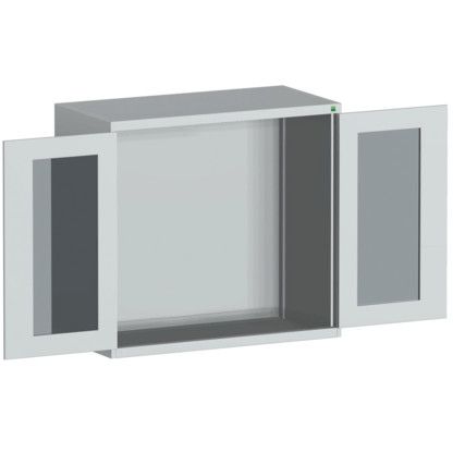 CUBIO SMLF-13612 CUPBOARD HOUSING WITH WINDOW DOOR-LIGHT GREY