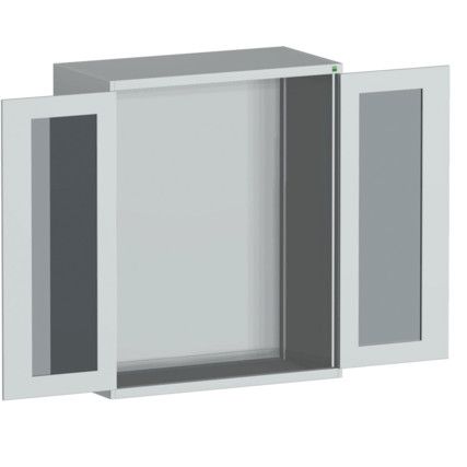 CUBIO SMLF-13616 CUPBOARD HOUSING WITH WINDOW DOOR-LIGHT GREY