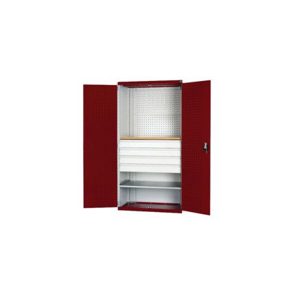 CUBIO SMF-13620-1W 1S 4D MINI WORKSHOP-LIGHT GREY/RED