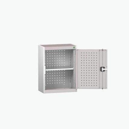 Cubio Wall Cabinet, 2 Doors,Grey, 700 x 525 x 325mm