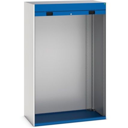 CUBIO SMLF-13620 CUPBOARD HOUSING W/ SHUTTER DOOR-LIGHT GREY/BLUE