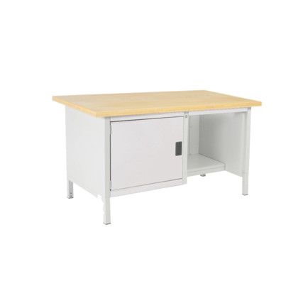 CUBIO STORAGE BENCH 1578-1.6 WITH MPX WORKTOP-LIGHT GREY