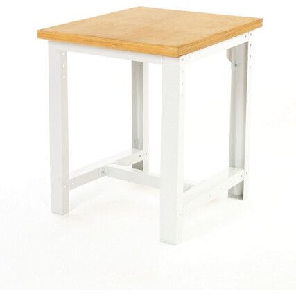 CUBIO WORKSTAND 750x750x840 WITH MPX WORKTOP-LIGHT GREY