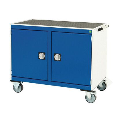 CUBIO MT TROLLEY 50 50 DOOR DOOR MPLEX-LIGHT GREY/BLUE