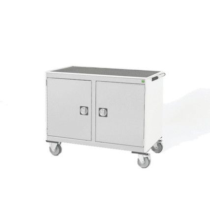 CUBIO MT TROLLEY 50 50 DOOR DOOR T-TRAY-LIGHT GREY