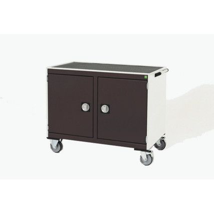 CUBIO MT TROLLEY 50 50 DOOR DOOR T-TRAY-LIGHT/ANTH GREY