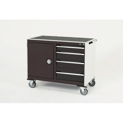 CUBIO MT TROLLEY 50 50 DOOR DRWRMPLEX-LIGHT/ANTH GREY