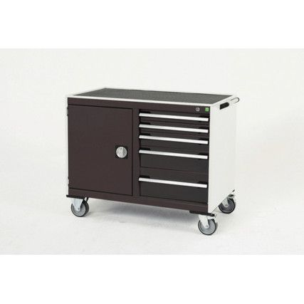 CUBIO MT TROLLEY 50 50 DOOR DRWRMPLEX-LIGHT/ANTH GREY