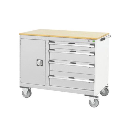 CUBIO MT TROLLEY 40 60 DOOR DRWRMPLEX-LIGHT GREY