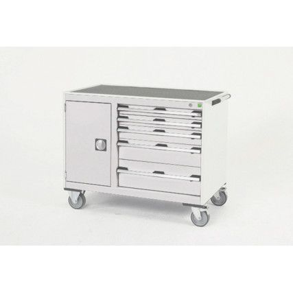 CUBIO MT TROLLEY 40 60 DOOR DRWRMPLEX-LIGHT GREY