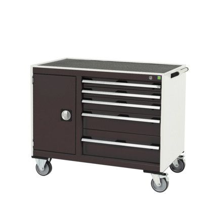 CUBIO MT TROLLEY 40 60 DOOR DRWRT-TRAY-LIGHT/ANTH GREY