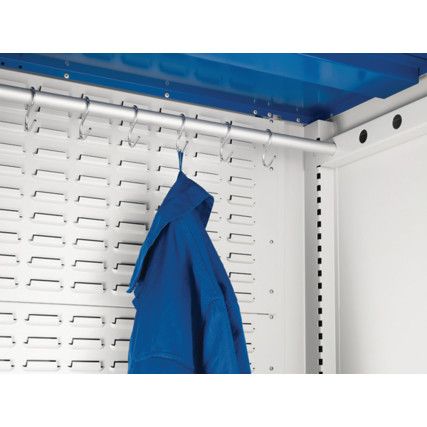 Clothes Rail For Use With Cubio Cupboards, 50 x 850 x 650mm