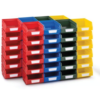 Storage Bins, Mixed, 103x120x62mm, 48 Pack