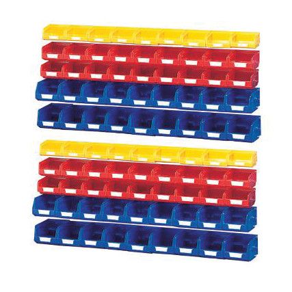 Storage Bins, Mixed, 103x215x690mm, 90 Pack