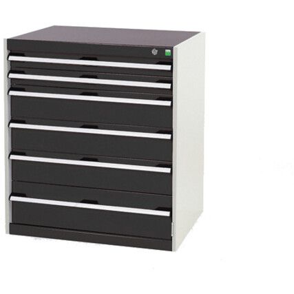 CUBIO DRAWER CABINET WITH 6 DRAWERS 800X750X900H