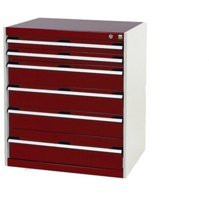 CUBIO DRAWER CABINET WITH 6 DRAWERS 800X750X900H