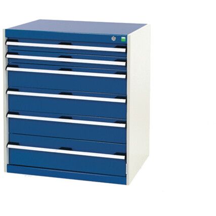 CUBIO DRAWER CABINET WITH 6 DRAWERS 800X750X900H