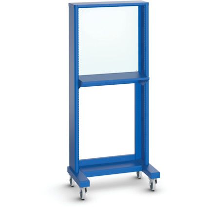 Mobile Workstation, Blue/Light Grey, Steel, 1820x860x600mm, with Magnetic Panel