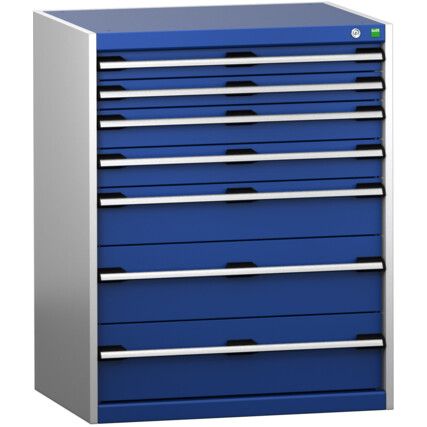 CUBIO SL-8610-7.4 DRAWER CABINET (200KG) GREY / BLUE