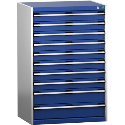 CUBIO SL-8612-10.4 DRAWER CABINET (200KG) GREY / BLUE