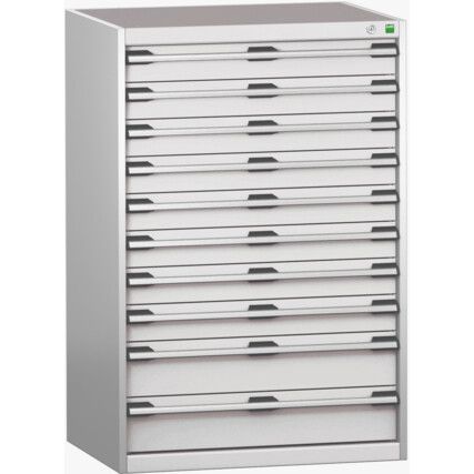 CUBIO SL-8612-10.4 DRAWER CABINET (200KG) GREY