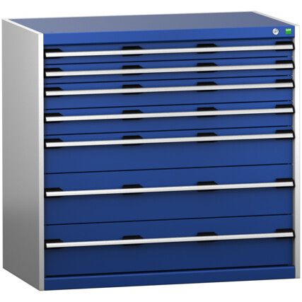 CUBIO SL-10610-7.2 DRAWER CABINET (200KG) GREY / BLUE