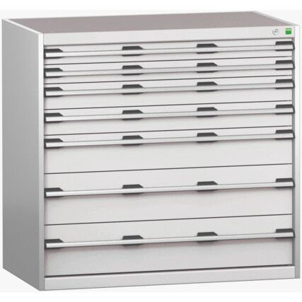 CUBIO SL-10610-7.2 DRAWER CABINET (200KG) GREY