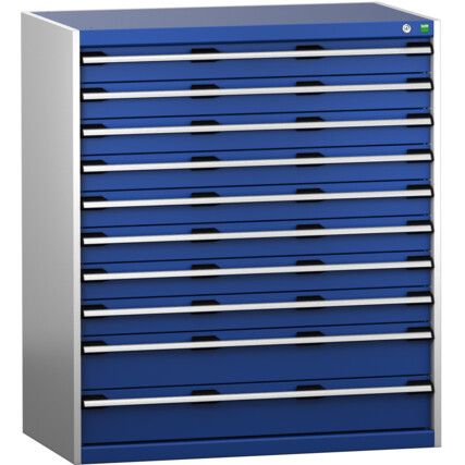 CUBIO SL-10612-10.2 DRAWER CABINET (200KG) GREY / BLUE