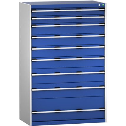 CUBIO SL-10616-9.2 DRAWER CABINET (200KG) GREY / BLUE