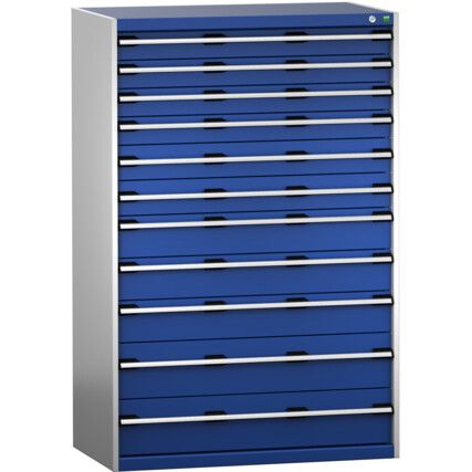 CUBIO SL-10616-11.2 DRAWER CABINET (200KG) GREY / BLUE