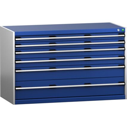 CUBIO SL-1368-6.2 DRAWER CABINET (200KG) GREY / BLUE