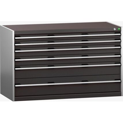 CUBIO SL-1368-6.2 DRAWER CABINET (200KG) GREY / ANTHRACITE