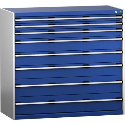 CUBIO SL-13612-8.2 DRAWER CABINET (200KG) GREY / BLUE