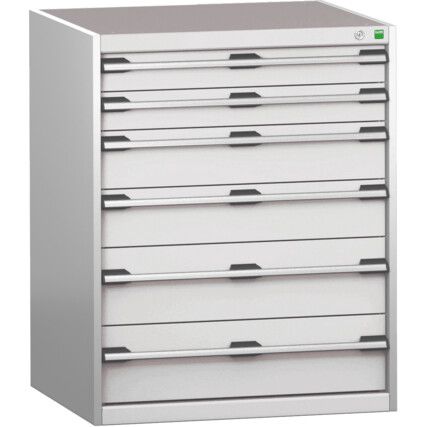 CUBIO SL-8710-6.2 DRAWER CABINET (200KG) GREY