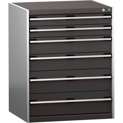 CUBIO SL-8710-6.2 DRAWER CABINET (200KG) GREY / ANTHRACITE