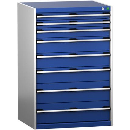 CUBIO SL-8712-8.2 DRAWER CABINET (200KG) GREY / BLUE