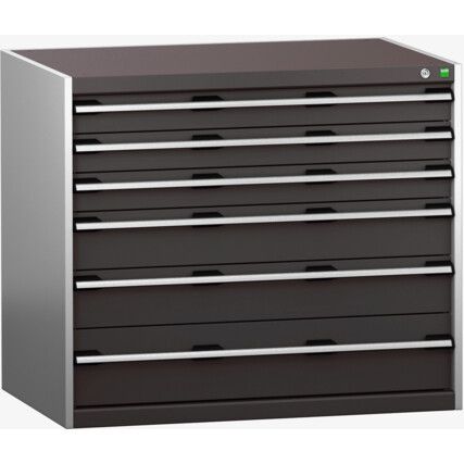 CUBIO SL-1079-6.4 DRAWER CABINET (200KG) GREY / ANTHRACITE