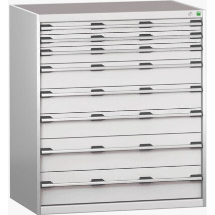 CUBIO SL-10712-8.2 DRAWER CABINET (200KG) GREY