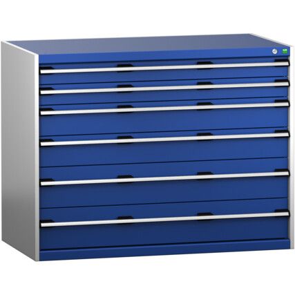 CUBIO SL-13710-6.2 DRAWER CABINET (200KG) GREY / BLUE